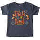SmileyWorld Trick or Treat Candy - Youth Short Sleeve Graphic T-Shirt and Toddler Short Sleeve Graphic T-Shirt