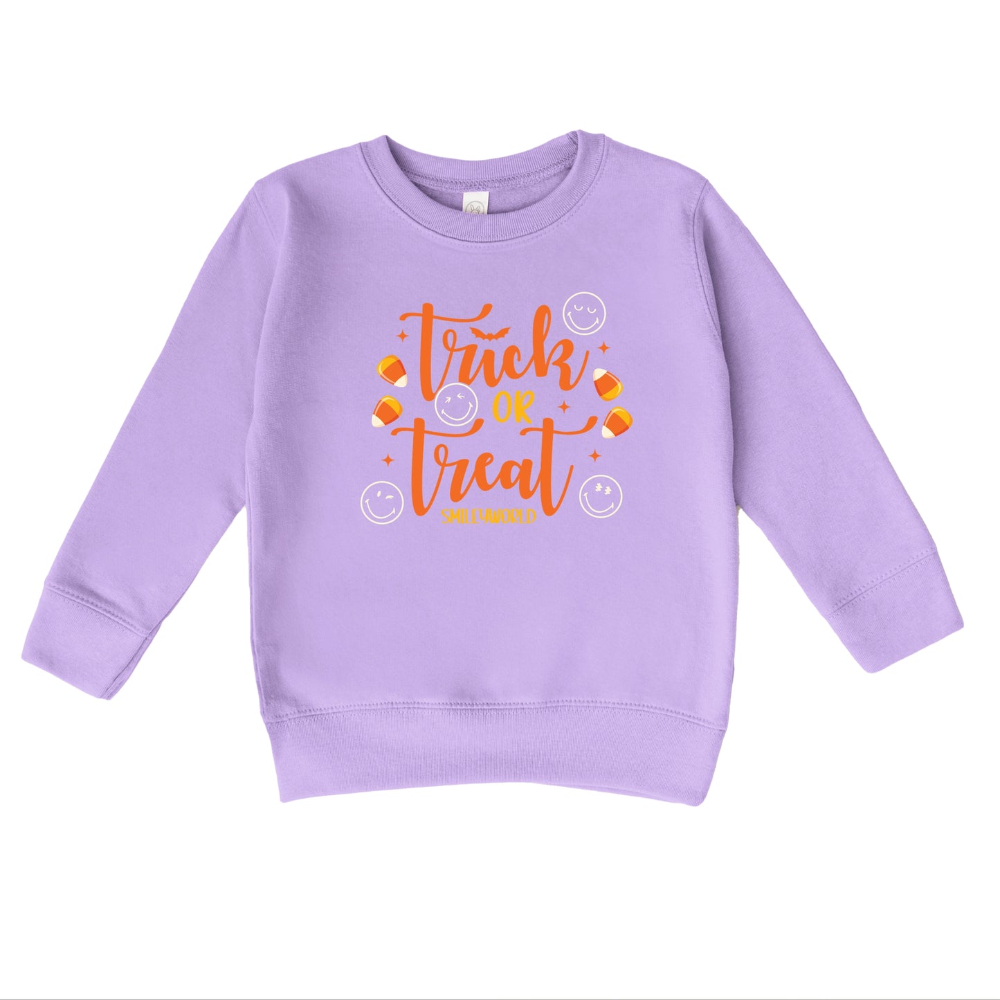 SmileyWorld Trick or Treat Candy - Toddler Graphic Sweatshirt and Youth Graphic Sweatshirt
