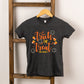 SmileyWorld Trick or Treat Candy - Youth Short Sleeve Graphic T-Shirt and Toddler Short Sleeve Graphic T-Shirt