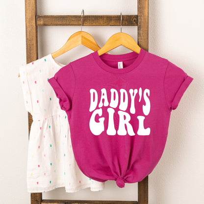 Daddy's Girl Wavy | Youth Graphic Short Sleeve Tee