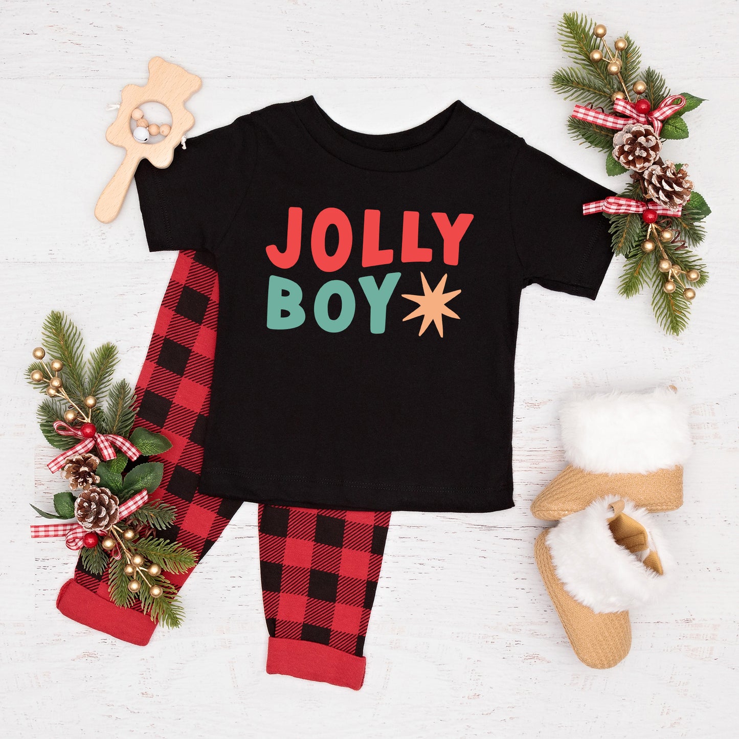 Jolly Boy Star | Toddler Graphic Short Sleeve Tee