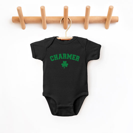 Charmer Clover | Baby Graphic Short Sleeve Onesie