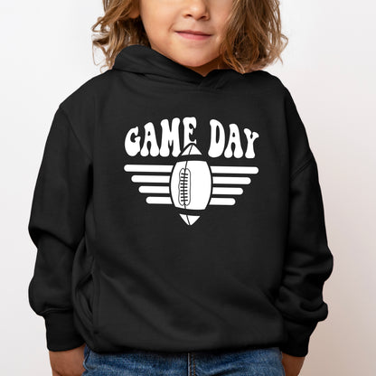 Football Game Day Stripes | Toddler Graphic Hoodie