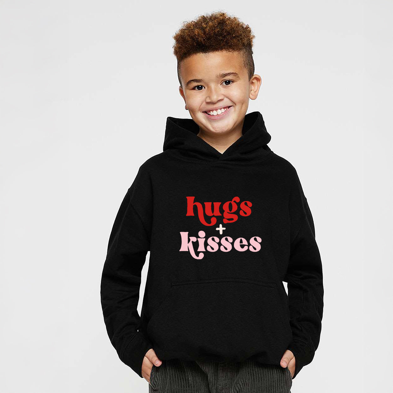 Hugs And Kisses | Youth Graphic Hoodie