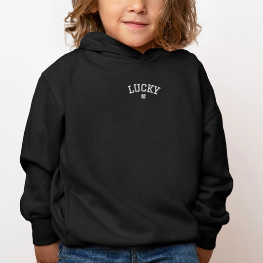 Embroidered Lucky Clover | Toddler Graphic Hoodie