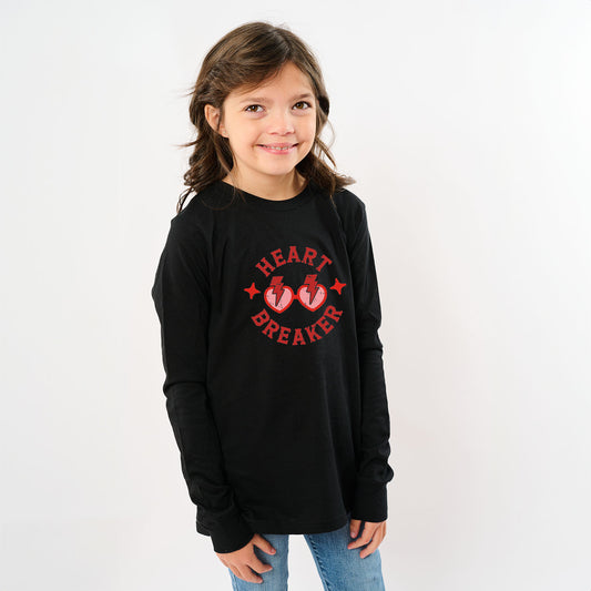 Heart Breaker Sunglasses | Youth Graphic Long Sleeve Tee