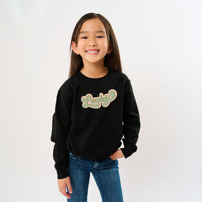 Lucky Retro Stars | Youth Ultra-Soft Graphic Sweatshirt