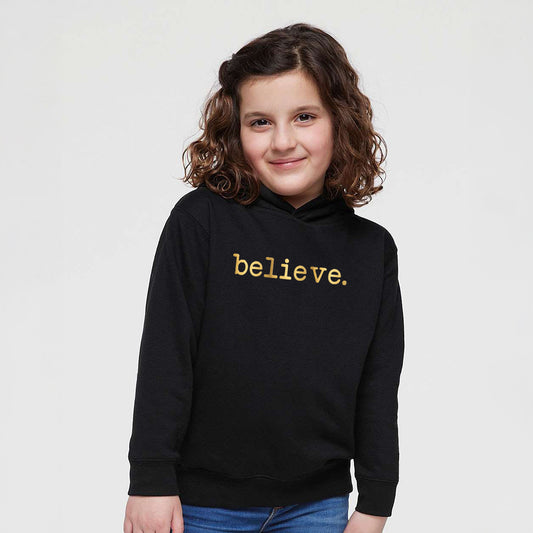 Believe Puff Print | Toddler Graphic Hoodie