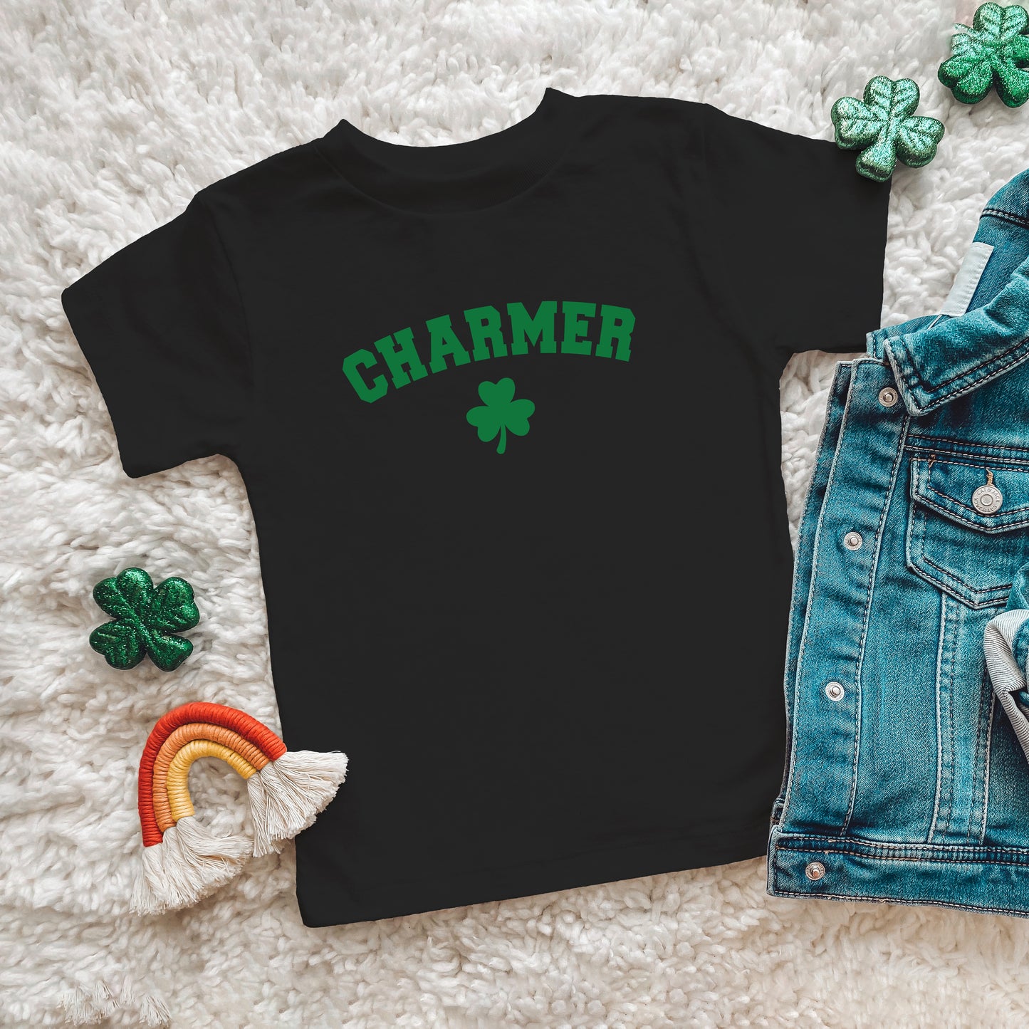 Charmer Clover | Toddler Graphic Short Sleeve Tee