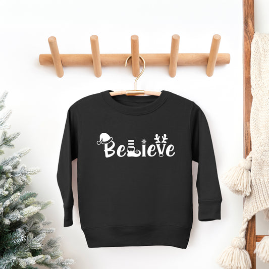 Believe Christmas | Toddler Graphic Sweatshirt