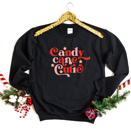 Candy Cane Cutie Stars | Youth Graphic Sweatshirt