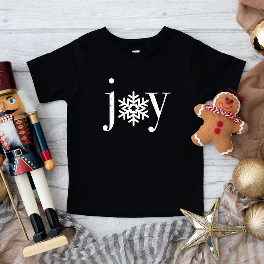 Joy Snowflake | Toddler Graphic Short Sleeve Tee