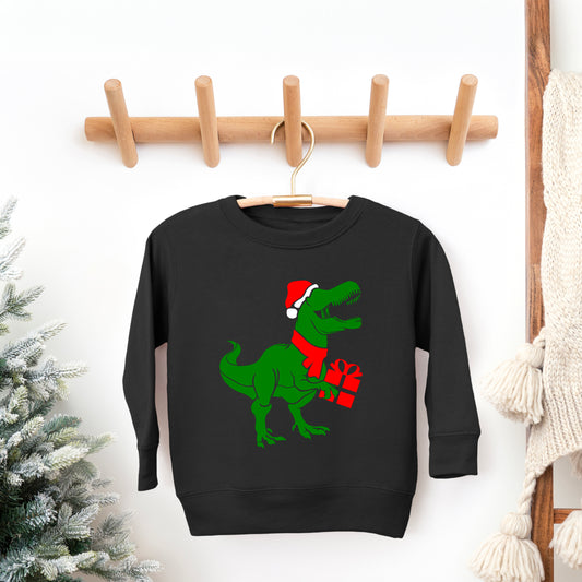Dino Present | Youth Ultra-Soft Graphic Sweatshirt