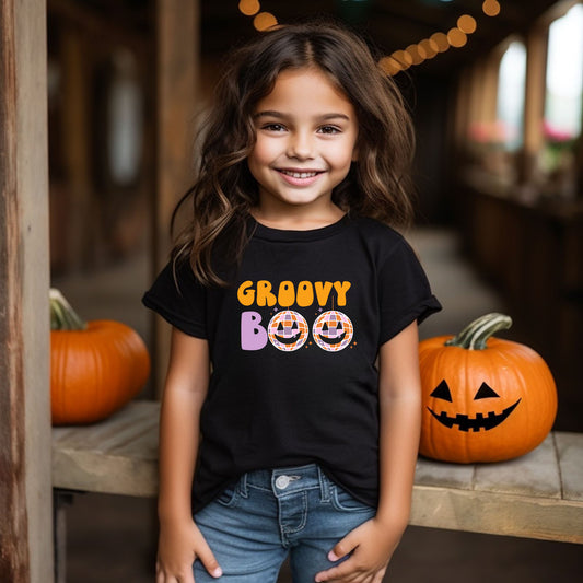 Groovy Boo | Toddler Graphic Short Sleeve Tee