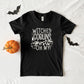 Witches Goblins Ghosts Puff Print | Youth Graphic Short Sleeve Tee