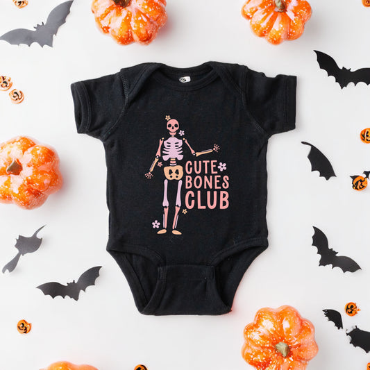 Cute Bones Club | Baby Graphic Short Sleeve Onesie