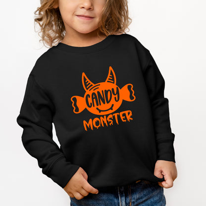 Candy Monster Horns | Toddler Graphic Sweatshirt