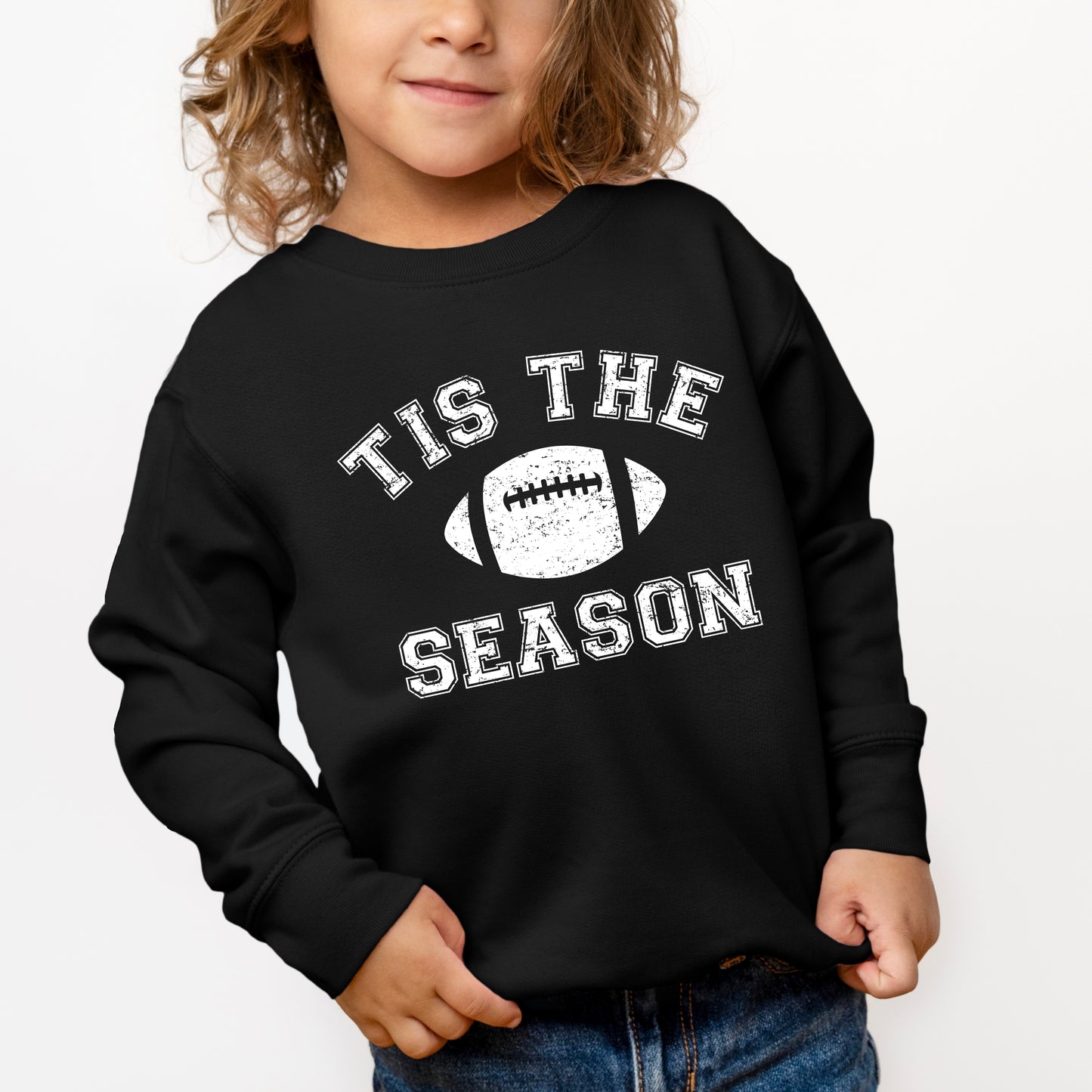 Tis The Season Football | Toddler Graphic Sweatshirt