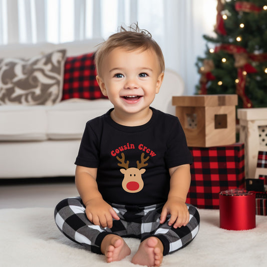 Cousin Crew Reindeer | Toddler Graphic Short Sleeve Tee