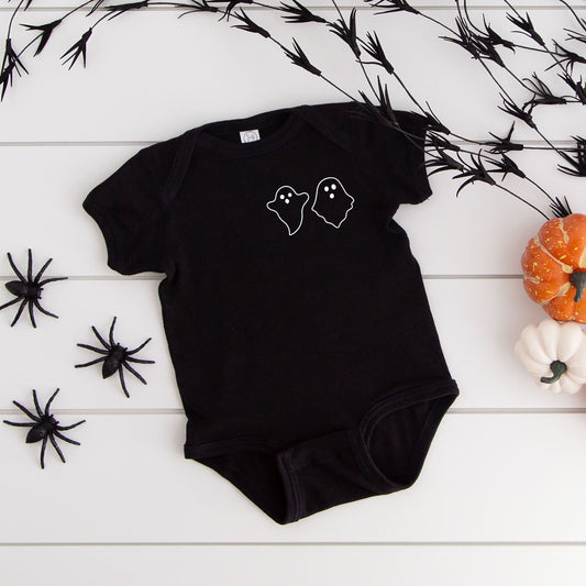 Boho Ghost Mini | Baby Graphic Short Sleeve Onesie