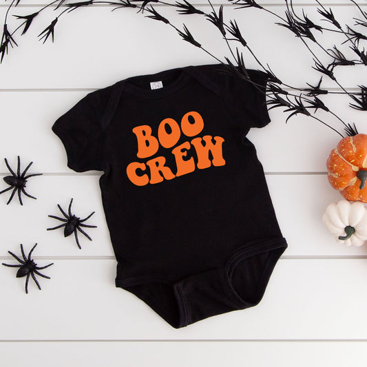 Boo Crew Wavy | Baby Graphic Short Sleeve Onesie