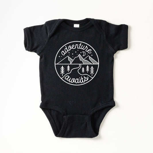 Adventure Awaits | Baby Graphic Short Sleeve Onesie