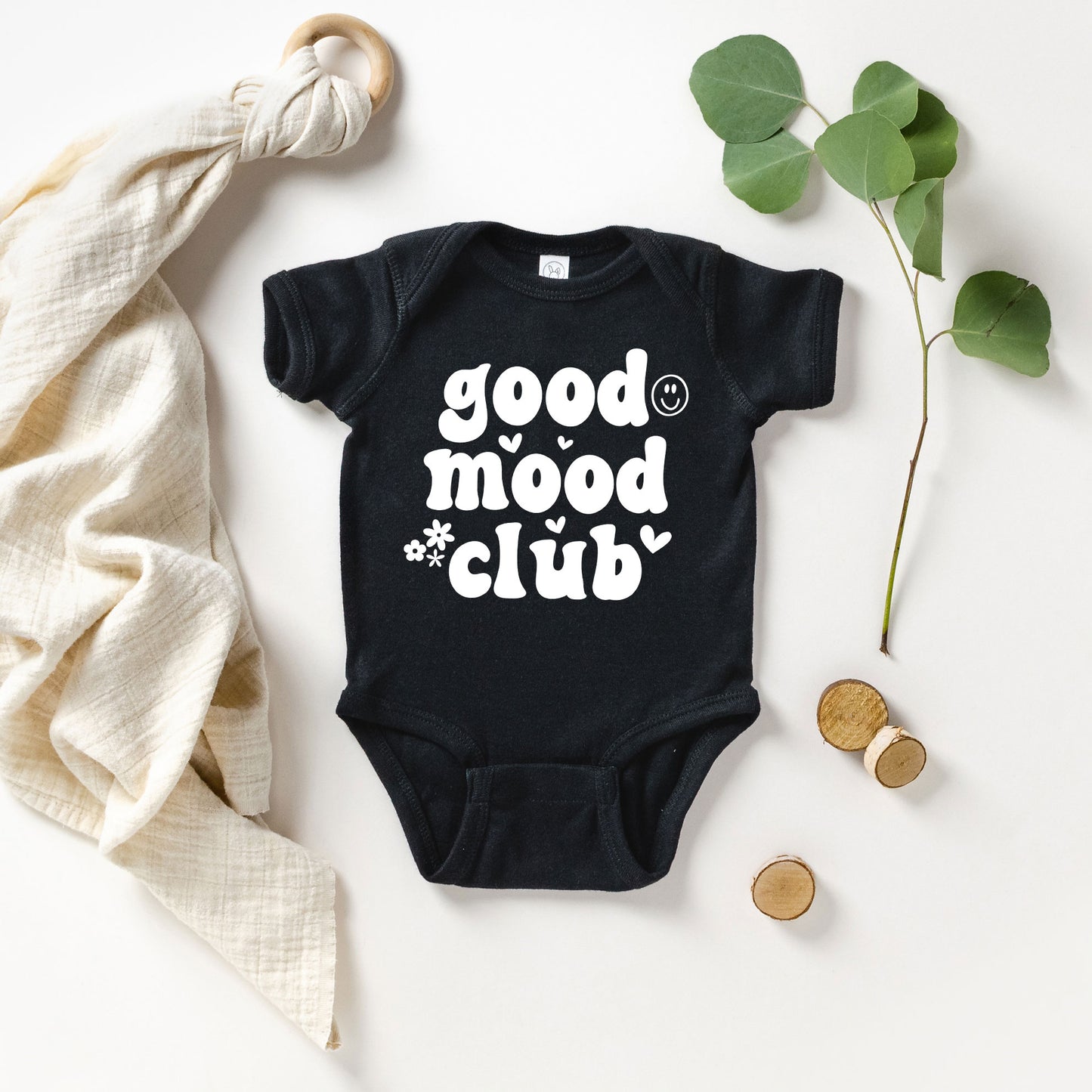 Good Mood Club | Baby Graphic Short Sleeve Onesie