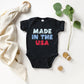 Made In The USA Pastel | Baby Graphic Short Sleeve Onesie
