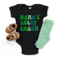 Mama's Lucky Charm | Baby Graphic Short Sleeve Onesie