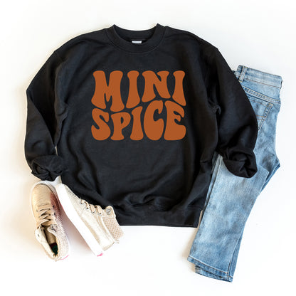 Mini Spice Wavy | Youth Graphic Sweatshirt