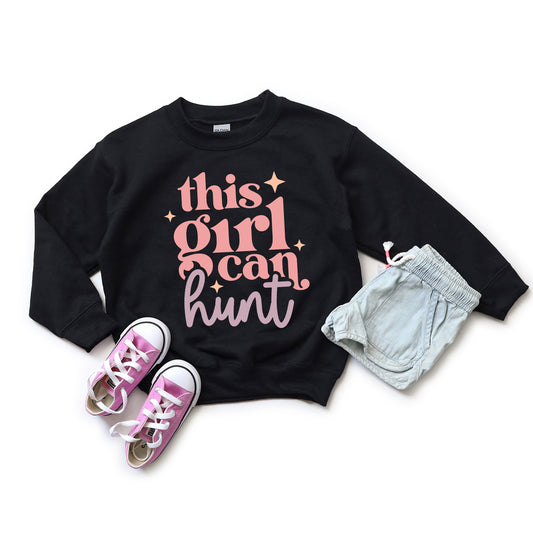 This Girl Can Hunt | Youth Graphic Sweatshirt