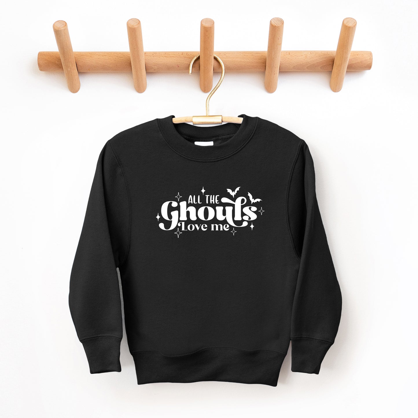 All The Ghouls Love Me Diamonds | Youth Graphic Sweatshirt