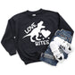 Love Bites Dinosaur | Youth Graphic Sweatshirt