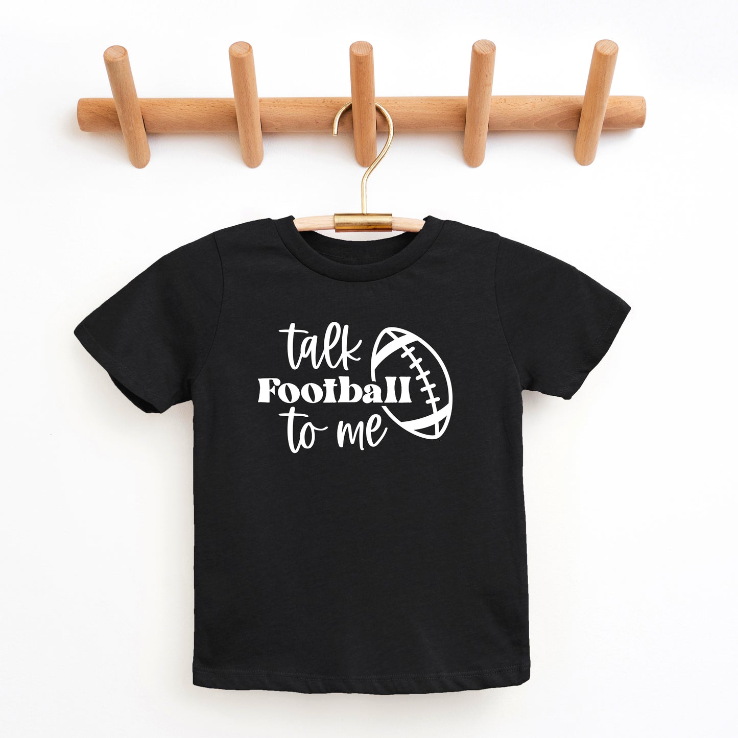 Talk Football To Me Ball | Youth Graphic Short Sleeve Tee