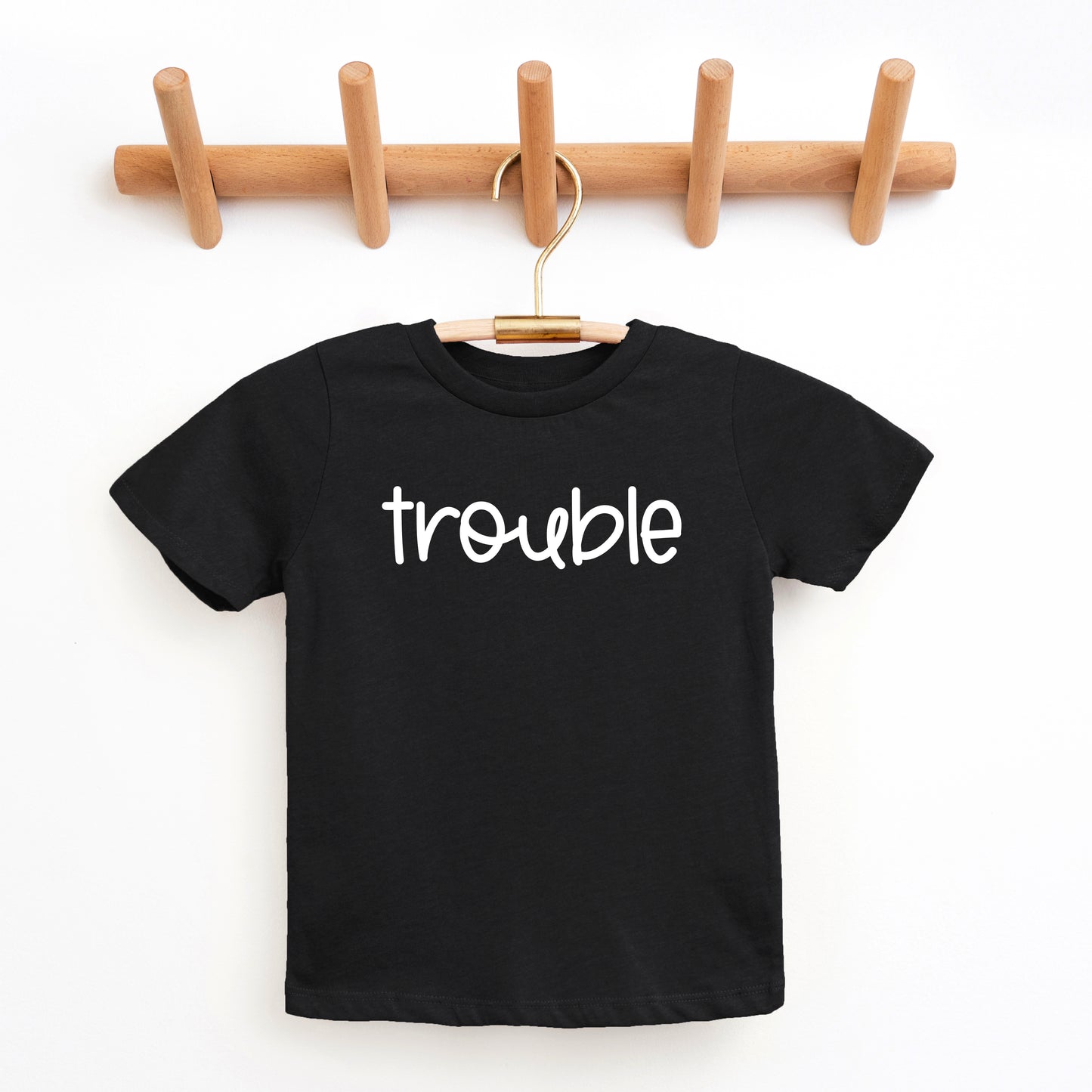 Trouble | Toddler Graphic Short Sleeve Tee