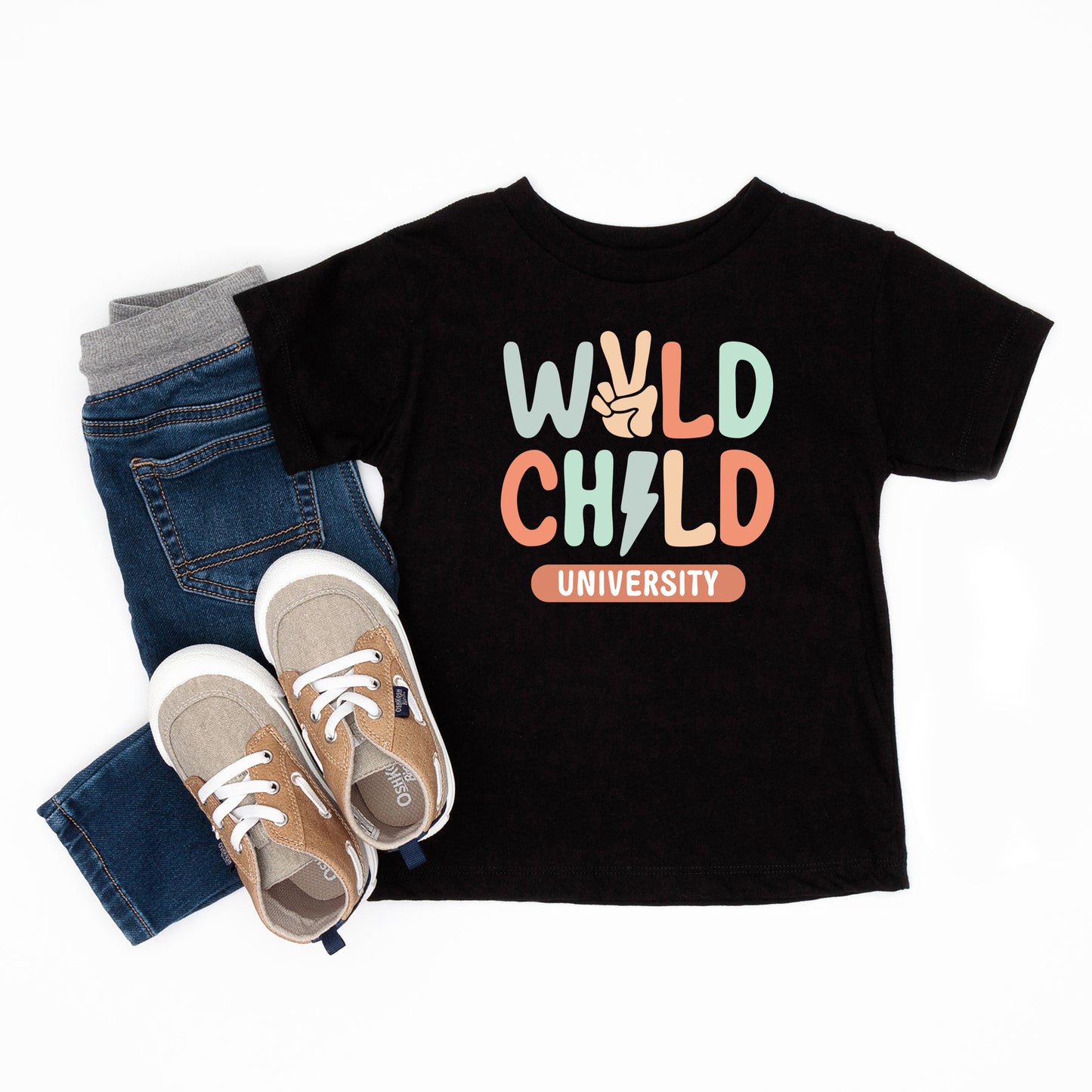 Wild Child Peace | Toddler Graphic Short Sleeve Tee