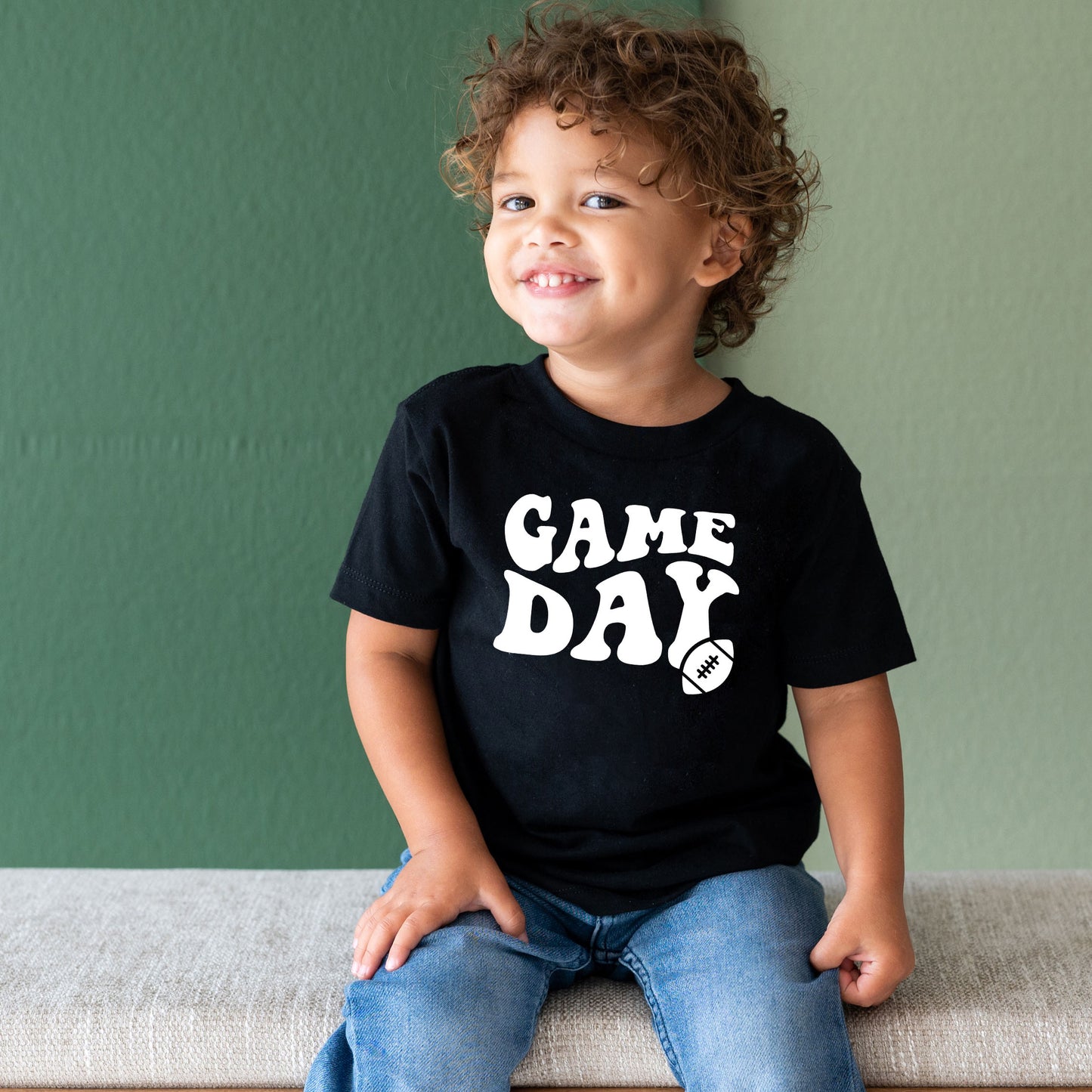 Game Day Football | Toddler Graphic Short Sleeve Tee