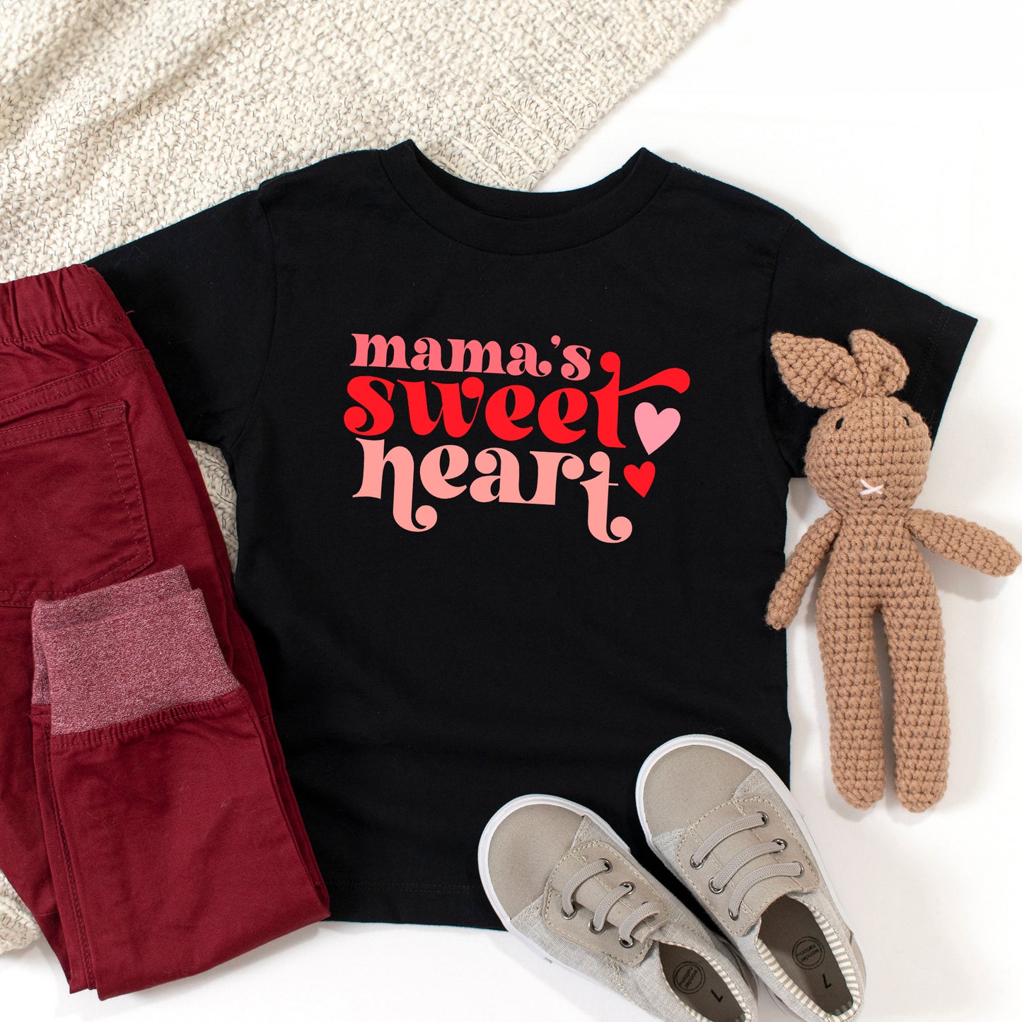 Pink Sweet Heart | Toddler Graphic Short Sleeve Tee