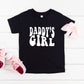 Daddy's Girl Wavy | Toddler Graphic Short Sleeve Tee