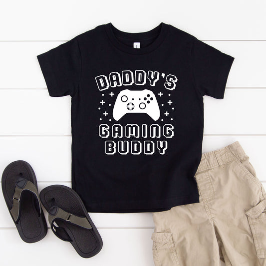 Daddy's Gaming Buddy | Youth Short Sleeve Crew Neck