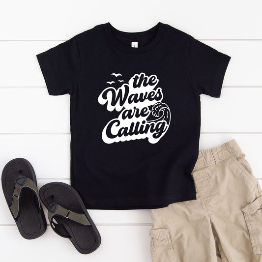 The Waves Are Calling | Youth Graphic Short Sleeve Tee