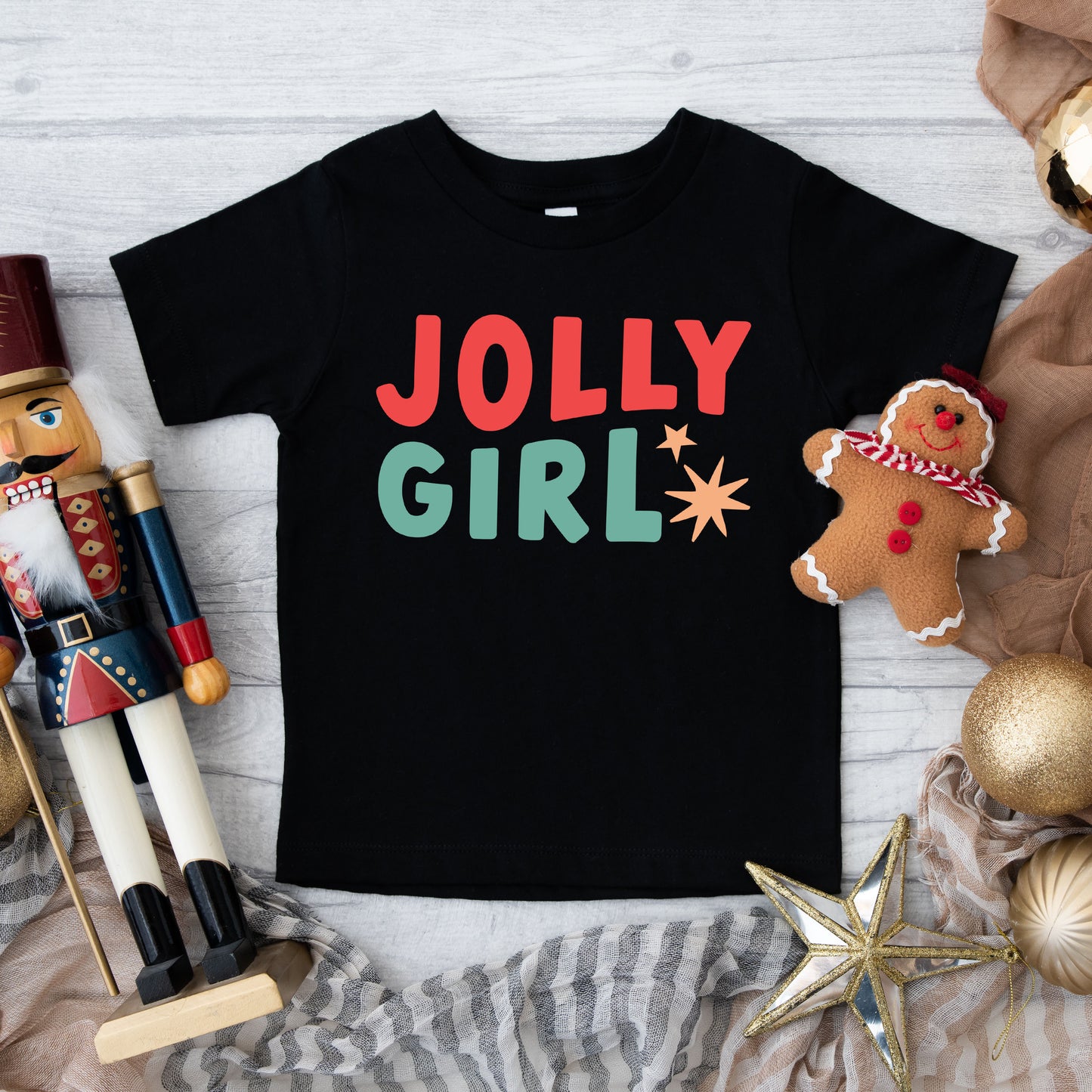 Jolly Girl Star | Youth Graphic Short Sleeve Tee