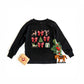 Coquette Christmas Collage | Toddler Graphic Long Sleeve Tee