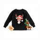 Cute Reindeer Head | Toddler Graphic Long Sleeve Tee