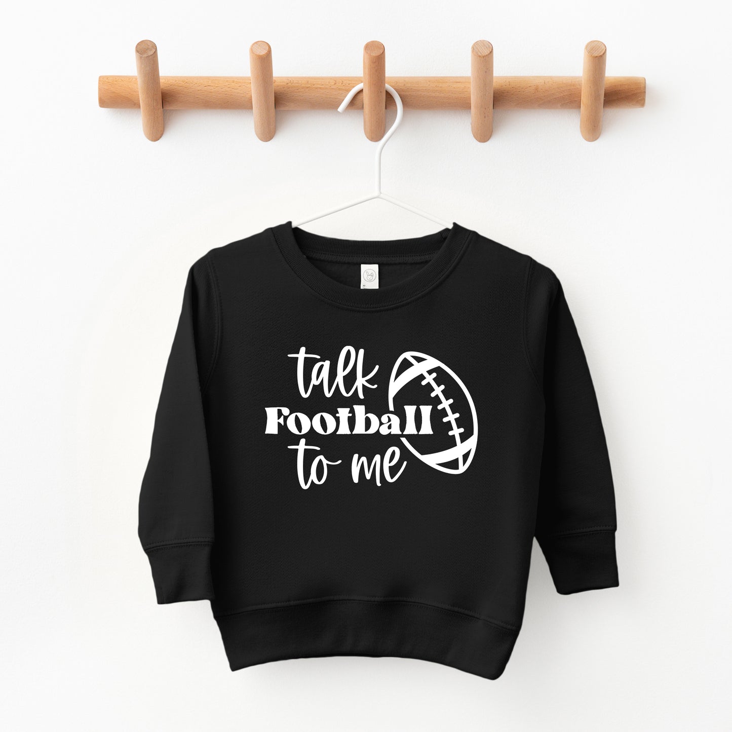 Talk Football To Me Ball | Youth Ultra-Soft Graphic Sweatshirt