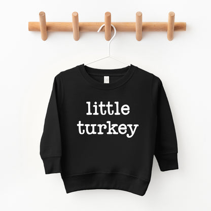 Little Turkey Typewriter | Toddler Graphic Sweatshirt