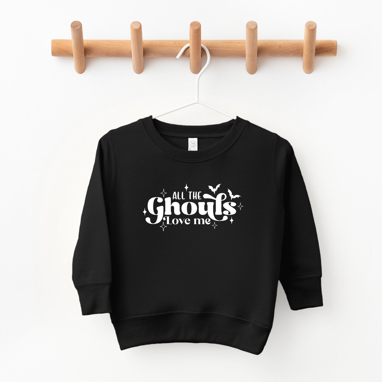 All The Ghouls Love Me Diamonds | Toddler Graphic Sweatshirt