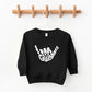 Good Vibes Skeleton | Toddler Graphic Sweatshirt
