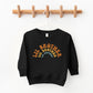 Lil Brother Stacked Curved | Toddler Graphic Sweatshirt