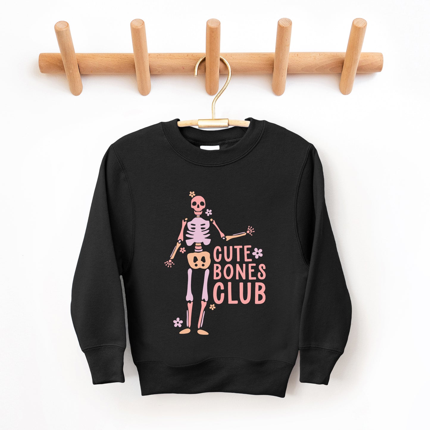 Cute Bones Club | Youth Graphic Sweatshirt